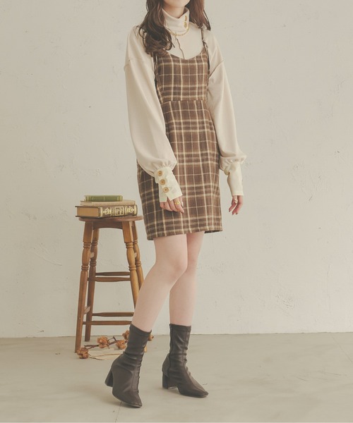 Ambre Neige（アンブルネージュ）の「アソートミニキャミワンピース／【WEB/EC限定商品】（ワンピース・レディース・ライトベージュ/ライトブラウン/ダークブラウン・MEDIUM/SMALL）」の19枚目の写真