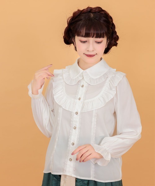 3点セット　新品未使用　タグ付き　アクシーズファム　ブラウス　ベスト　フリル付き axes femme（ベスト/ジレ）のフリマアイテム一覧