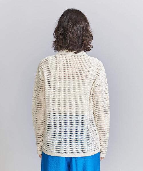 【値下げ】 BEAUTY&YOUTH　コットンシルク メッシュニットカーディガン BEAUTY&YOUTH UNITED ARROWS（ビューティーアンドユース