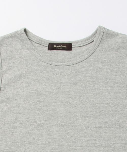 Demi-Luxe BEAMS（デミルクス ビームス）の「【CLASSY.8月号掲載】Demi-Luxe BEAMS / 天竺 ノースリーブ Tシャツ（Tシャツ/カットソー・レディース・ホワイト/ライトグレー/ライトブルー/ネイビー・ONE SIZE）」の17枚目の写真