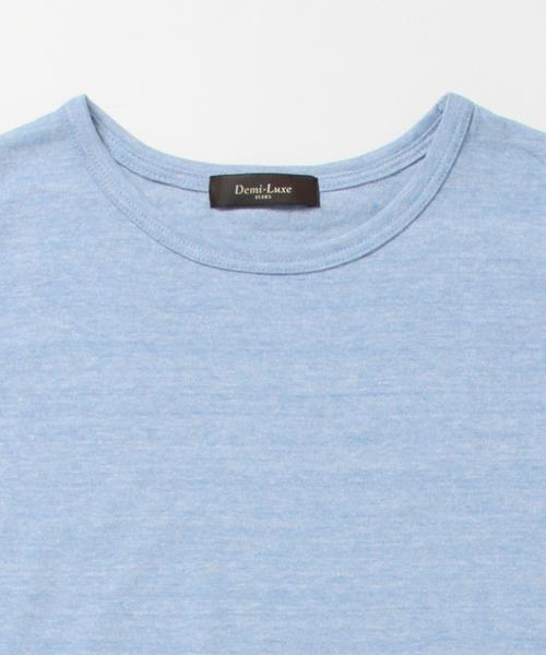 Demi-Luxe BEAMS（デミルクス ビームス）の「【CLASSY.8月号掲載】Demi-Luxe BEAMS / 天竺 ノースリーブ Tシャツ（Tシャツ/カットソー・レディース・ホワイト/ライトグレー/ライトブルー/ネイビー・ONE SIZE）」の21枚目の写真