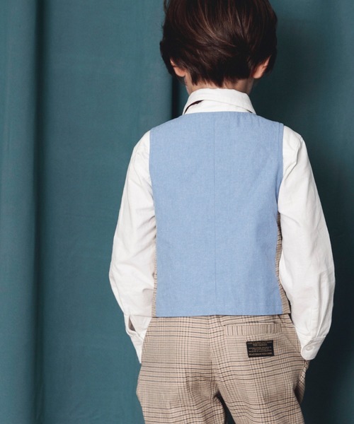 BREEZE（ブリーズ）の「フォーマルベスト（スーツベスト・キッズ・チャコール/ベージュ・100/130/90/110/120）」の16枚目の写真