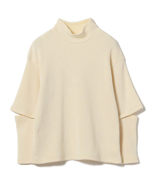 Ray BEAMS（レイビームス）の「Ray BEAMS / エルボー オープン ハイネック トップス（Tシャツ/カットソー・レディース・ホワイト系その他6/ライトブルー・ONE SIZE）」の14枚目の写真