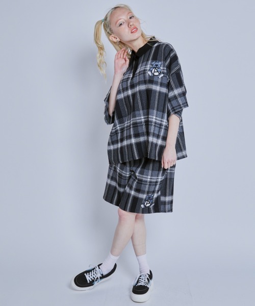 トップス CandyStripper ANARCHY BEAR POLO Candy Stripper（キャンディストリッパー）の「ANARCHY BEAR