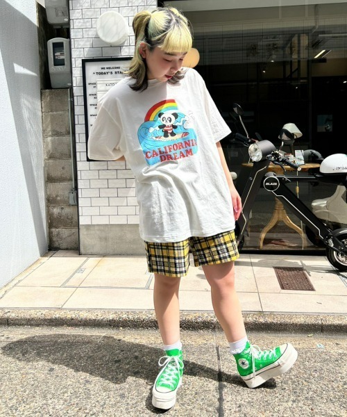 Candy Stripper（キャンディストリッパー）の「ANARCHY BEAR HALF パンツ（その他パンツ・レディース・ブラック/イエロー/レッド・2）」の10枚目の写真