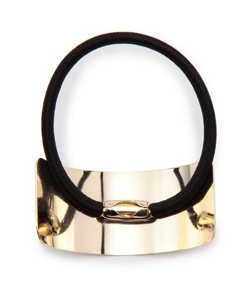 BEAUTY&YOUTH UNITED ARROWS(ビューティーアンドユースユナイテッドアローズ)の「BYBC magnet プレートヘアゴム ◆(ヘアゴム・レディース・ゴールド/シルバー・フリー)」の4枚目の写真