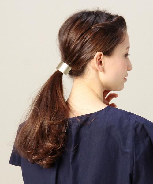 BEAUTY&YOUTH UNITED ARROWS(ビューティーアンドユースユナイテッドアローズ)の「BYBC magnet プレートヘアゴム ◆(ヘアゴム・レディース・ゴールド/シルバー・フリー)」の3枚目の写真