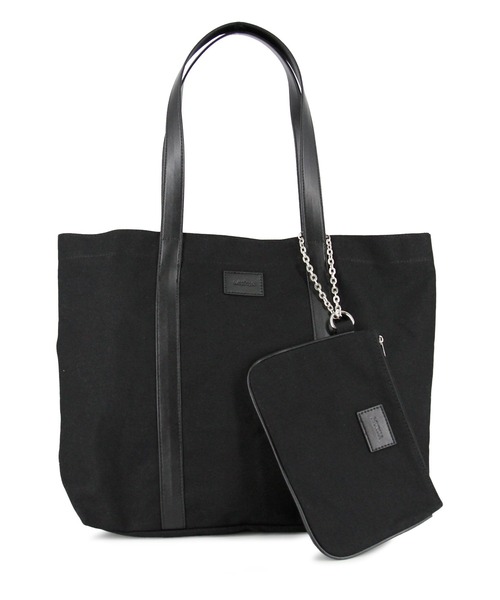 MURUA（ムルーア）の「MURUA (ムルーア) トートバッグ LINEN&CANVAS MR-B1131（トートバッグ・レディース・ブラック/ベージュ・FREE）」の11枚目の写真