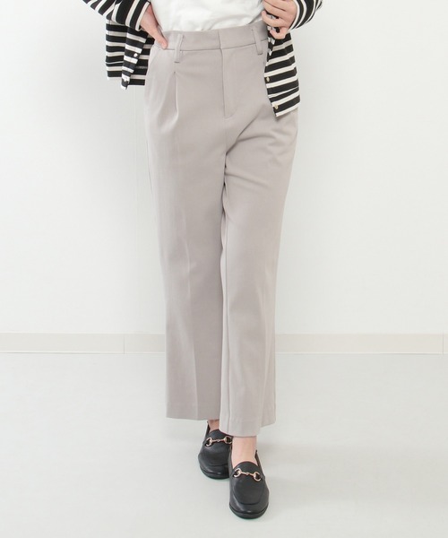ikka(イッカ)の「Beasystretch フレアパンツ(その他パンツ・レディース・ブラック/グレー/グリーン・M/L)」の1枚目の写真