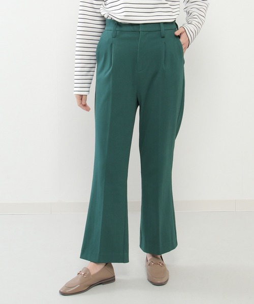 ikka(イッカ)の「Beasystretch フレアパンツ(その他パンツ・レディース・ブラック/グレー/グリーン・M/L)」の3枚目の写真