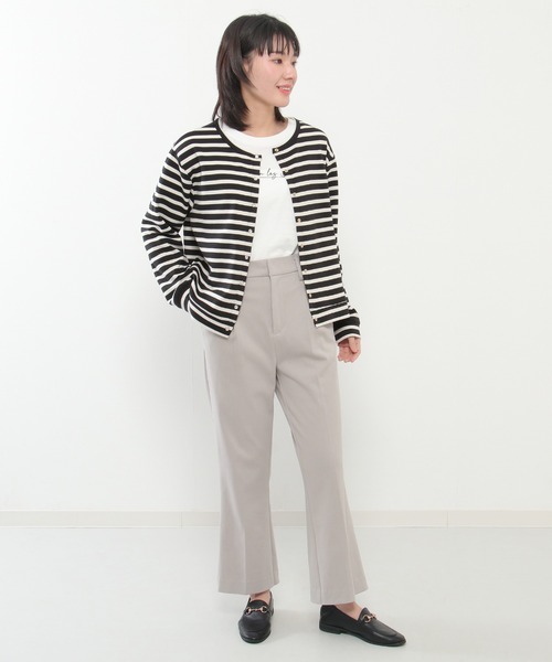 ikka(イッカ)の「Beasystretch フレアパンツ(その他パンツ・レディース・ブラック/グレー/グリーン・M/L)」の14枚目の写真