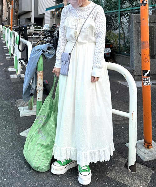 w closet（ダブルクローゼット）の「【Alley】ロゴプリントチェックトートバッグ（トートバッグ・レディース・グリーン/ライム/ブラック・FREE）」の13枚目の写真