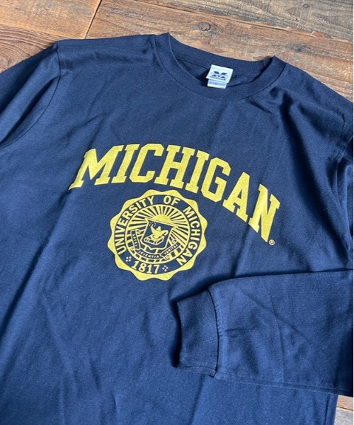 FUNALIVE(ファンアライブ)の「5.6oz カレッジロゴプリント長袖Tシャツ 2023SS(Tシャツ/カットソー・メンズ・グレー/ホワイト系その他2/ホワイト/ブラウン/ホワイト系その他/ネイビー・M/L/XL)」の18枚目の写真