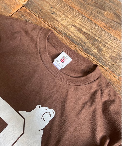 FUNALIVE(ファンアライブ)の「5.6oz カレッジロゴプリント長袖Tシャツ 2023SS(Tシャツ/カットソー・メンズ・グレー/ホワイト系その他2/ホワイト/ブラウン/ホワイト系その他/ネイビー・M/L/XL)」の17枚目の写真