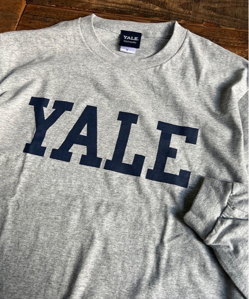 FUNALIVE(ファンアライブ)の「5.6oz カレッジロゴプリント長袖Tシャツ 2023SS(Tシャツ/カットソー・メンズ・グレー/ホワイト系その他2/ホワイト/ブラウン/ホワイト系その他/ネイビー・M/L/XL)」の14枚目の写真