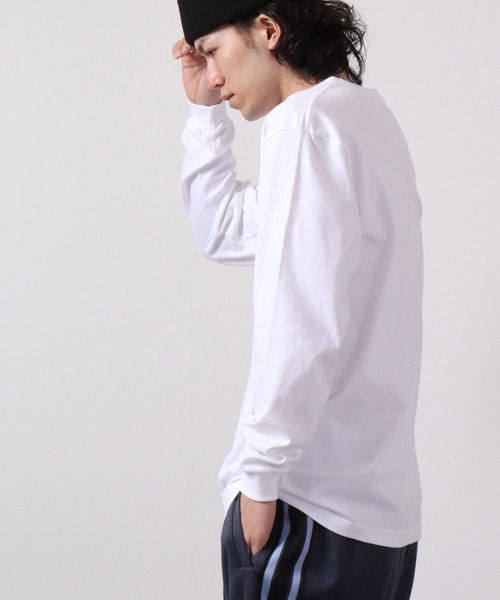 FUNALIVE(ファンアライブ)の「5.6oz カレッジロゴプリント長袖Tシャツ 2023SS(Tシャツ/カットソー・メンズ・グレー/ホワイト系その他2/ホワイト/ブラウン/ホワイト系その他/ネイビー・M/L/XL)」の22枚目の写真