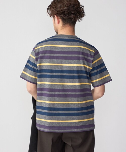 SHIPS（シップス）の「SHIPS: オールド アメリカン ボーダー Tシャツ 