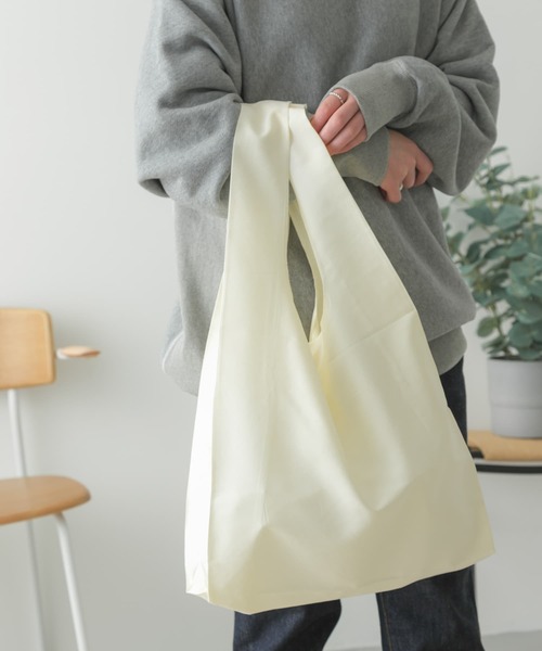 URBAN RESEARCH DOORS（アーバンリサーチドアーズ）の「DOORS LIVING PRODUCTS　ショッパーバッグ（エコバッグ/サブバッグ・レディース・ミント/ホワイト系その他・-）」の18枚目の写真