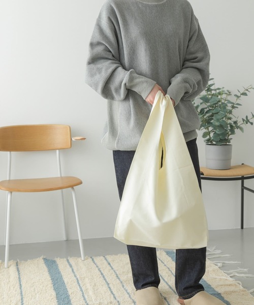 URBAN RESEARCH DOORS（アーバンリサーチドアーズ）の「DOORS LIVING PRODUCTS　ショッパーバッグ（エコバッグ/サブバッグ・レディース・ミント/ホワイト系その他・-）」の15枚目の写真