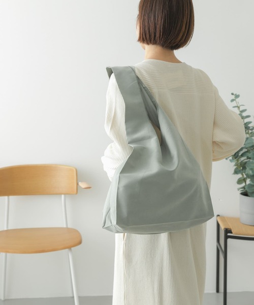 URBAN RESEARCH DOORS（アーバンリサーチドアーズ）の「DOORS LIVING PRODUCTS　ショッパーバッグ（エコバッグ/サブバッグ・レディース・ミント/ホワイト系その他・-）」の3枚目の写真