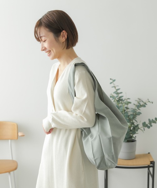 URBAN RESEARCH DOORS（アーバンリサーチドアーズ）の「DOORS LIVING PRODUCTS　ショッパーバッグ（エコバッグ/サブバッグ・レディース・ミント/ホワイト系その他・-）」の19枚目の写真