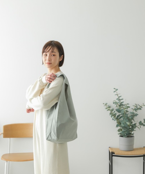 URBAN RESEARCH DOORS（アーバンリサーチドアーズ）の「DOORS LIVING PRODUCTS　ショッパーバッグ（エコバッグ/サブバッグ・レディース・ミント/ホワイト系その他・-）」の10枚目の写真