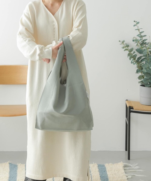 URBAN RESEARCH DOORS（アーバンリサーチドアーズ）の「DOORS LIVING PRODUCTS　ショッパーバッグ（エコバッグ/サブバッグ・レディース・ミント/ホワイト系その他・-）」の16枚目の写真