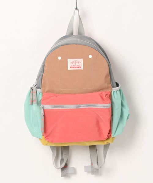 Ocean&Ground(オーシャン&グラウンド)の「///DAYPACK CRAZY//デイパック/1215102/DAYPACK CRAZY(バックパック/リュック・キッズ・ライトブルー/ブルー/キャメル・S/M)」の3枚目の写真