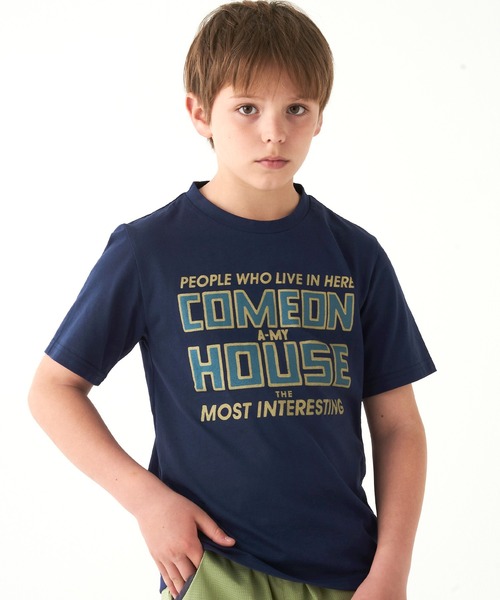 【セール】楽LUCK-TEE(アメカジロゴ)(Tシャツ/カットソー)|KRIFF MAYER Kid's Collection(クリフメイヤー ...