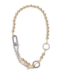 UN3D. | ミックスボールチェーンネックレス(ネックレス)