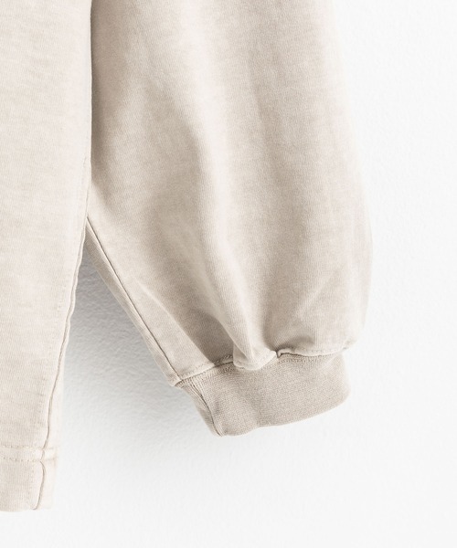 KRIFF MAYER(クリフメイヤー)の「KRIFF MAYER クリフメイヤー オーバーサイズ ピグメント胸ポケットロングTシャツ(Tシャツ/カットソー・メンズ・アッシュグレー/ダークブルー/カーキ/セージグリーン・M/L/XL)」の9枚目の写真