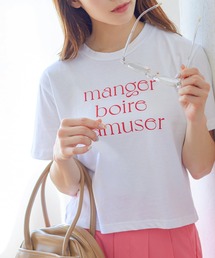 ロゴクロップドTシャツ