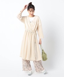 楊柳　2WAYカシュクールブラウス【ワンピース&羽織】