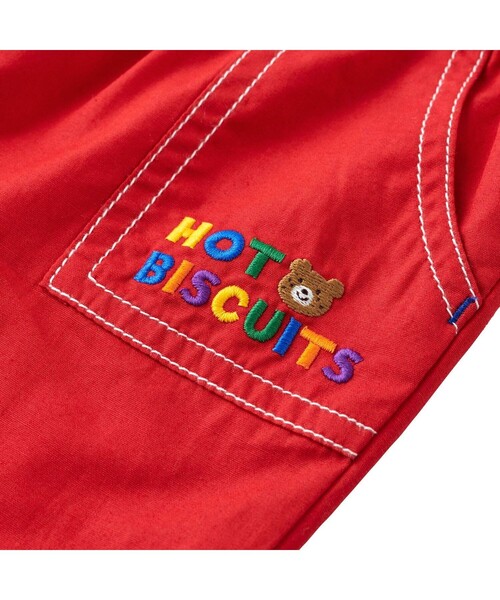 HOT BISCUITS（ホットビスケッツ）の「ダンガリー ハーフパンツ（その他パンツ・キッズ・ブルー/レッド/カーキ・90cm/120cm/110cm/100cm/80ｃｍ）」の14枚目の写真