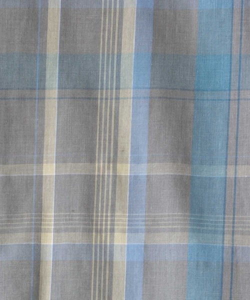 SITRY(シトリー)の「Oversize Drop shoulder broadcloth check shirt/オーバーサイズ ドロップショルダー ブロード チェック シャツ(シャツ/ブラウス・メンズ・オレンジ/ベージュ/ラベンダー/グレー・M/L)」の20枚目の写真