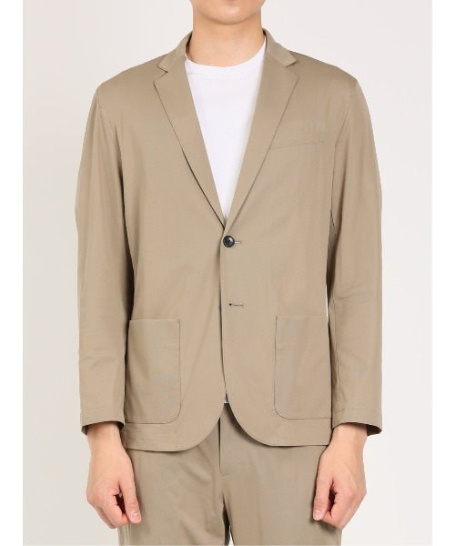 TAKA-Q（タカキュー）の「タカキュー AEROACTIVE 2ボタン カットジャケット(セットアップ可能)（セットアップ・メンズ・ネイビー/ベージュ/ブラック・X-LARGE/LARGE/MEDIUM）」の8枚目の写真