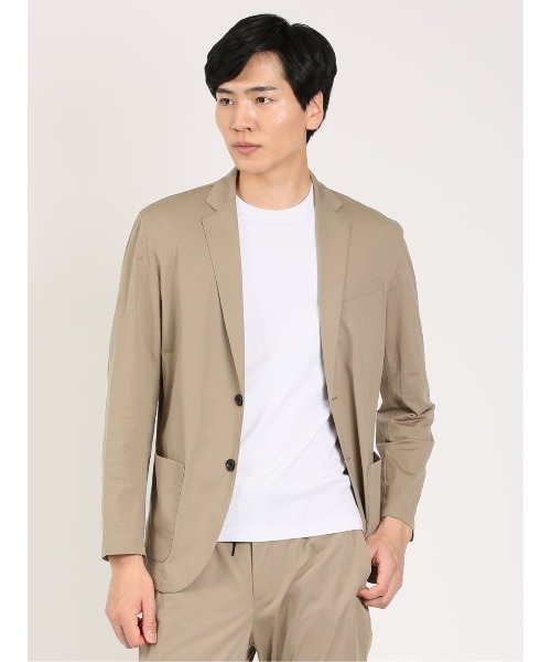 TAKA-Q（タカキュー）の「タカキュー AEROACTIVE 2ボタン カットジャケット(セットアップ可能)（セットアップ・メンズ・ネイビー/ベージュ/ブラック・X-LARGE/LARGE/MEDIUM）」の17枚目の写真