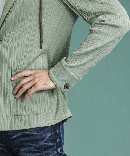 プリーツパーカー（パーカー）｜MICHEL KLEIN HOMME （ミッシェル