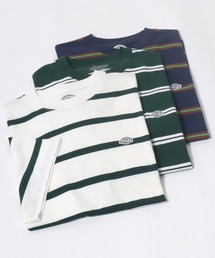 Dickies（ディッキーズ）の「Dickies（ディッキーズ）ブランドロゴワンポイント刺繍ボーダーＴシャツ メンズ レディース/半袖ボーダートップス（Tシャツ/カットソー・メンズ）」