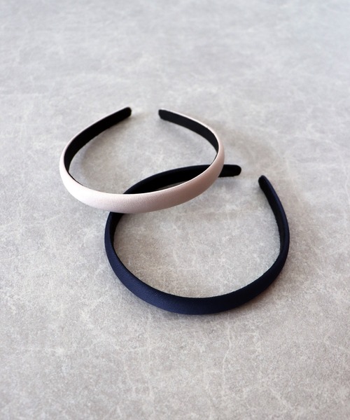 BLUEEAST（ブルーイースト）の「サテンタイトカチューシャ（カチューシャ・レディース・ベージュ/ネイビー/ブラック・FREE）」の16枚目の写真