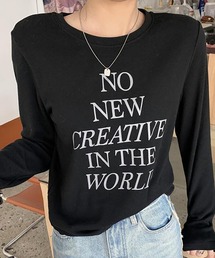 プリントロゴロングTシャツ