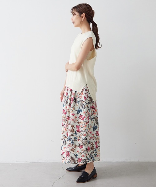 for/c(フォーシー)の「ミラノリブニットベスト【サスティナブル】(ニット/セーター・レディース・アイボリー/ベージュ/ブラック・M/L)」の11枚目の写真