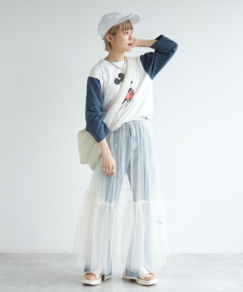 w closet（ダブルクローゼット）の「ナイロンショルダーバッグ（ショルダーバッグ・レディース・ホワイト/ブラック/イエロー・FREE）」の20枚目の写真