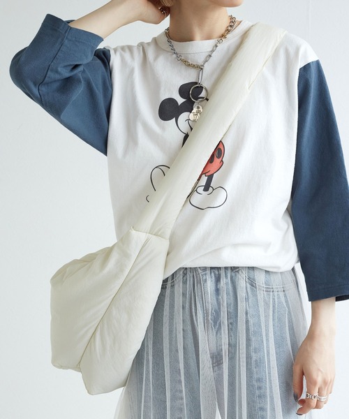 w closet（ダブルクローゼット）の「ナイロンショルダーバッグ（ショルダーバッグ・レディース・ホワイト/ブラック/イエロー・FREE）」の19枚目の写真