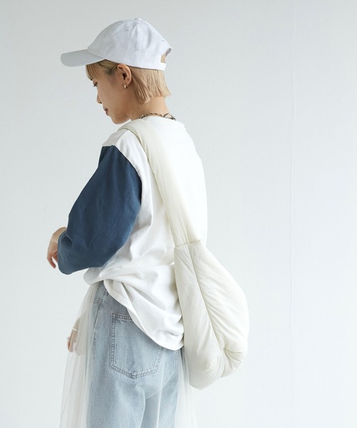 w closet（ダブルクローゼット）の「ナイロンショルダーバッグ（ショルダーバッグ・レディース・ホワイト/ブラック/イエロー・FREE）」の18枚目の写真