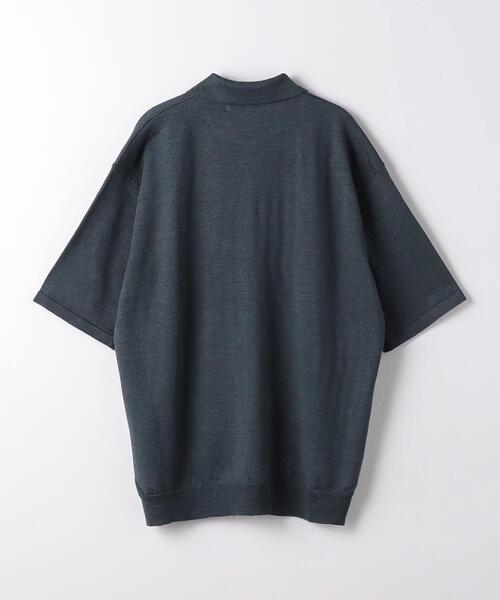 green label relaxing(グリーンレーベルリラクシング)の「リネンポリエステル プレーティング ポロシャツ -ウォッシャブル-(ポロシャツ・メンズ・ロイヤルブルー/グレー/オレンジ系その他・S/M/L/XL)」の11枚目の写真