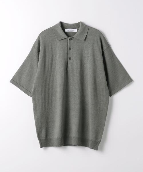 green label relaxing(グリーンレーベルリラクシング)の「リネンポリエステル プレーティング ポロシャツ -ウォッシャブル-(ポロシャツ・メンズ・ロイヤルブルー/グレー/オレンジ系その他・S/M/L/XL)」の16枚目の写真