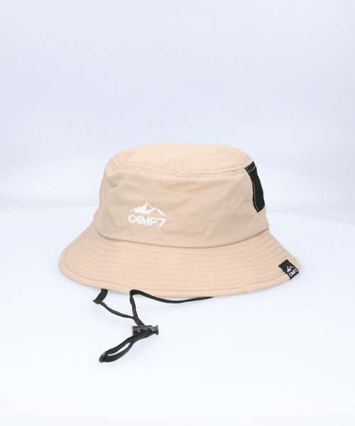 CAMP7（キャンプセブン）の「【CAMP7】ＣＯＯＬＭＡＸナイロンハット / 吸水速乾（ハット・キッズ・ブラック/ブルー/ベージュ・フリー）」の2枚目の写真