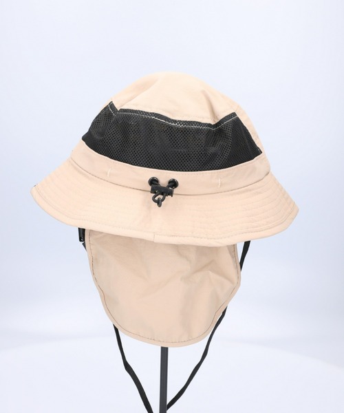 CAMP7（キャンプセブン）の「【CAMP7】ＣＯＯＬＭＡＸナイロンハット / 吸水速乾（ハット・キッズ・ブラック/ブルー/ベージュ・フリー）」の14枚目の写真