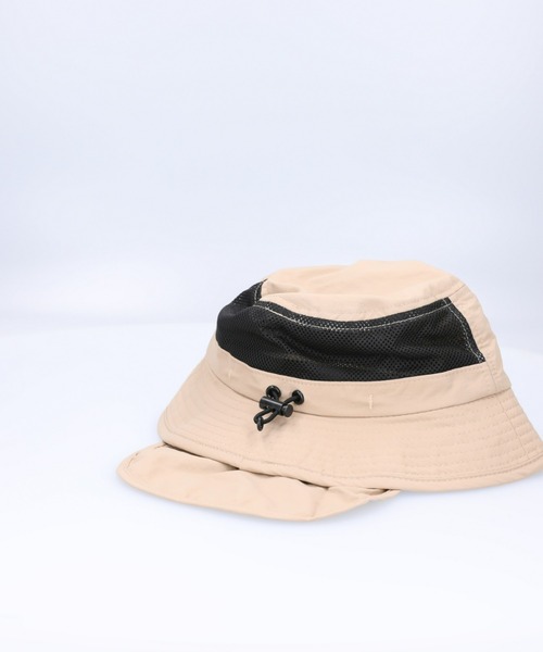 CAMP7（キャンプセブン）の「【CAMP7】ＣＯＯＬＭＡＸナイロンハット / 吸水速乾（ハット・キッズ・ブラック/ブルー/ベージュ・フリー）」の17枚目の写真